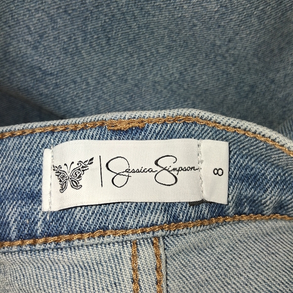 Jessica Simpson Light Blue Ankle Jeans Size 8 - Picture 2 of 16